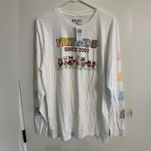 Men’s size XL Boxlunch Animal Crossing Friends Long Sleeve Shirt